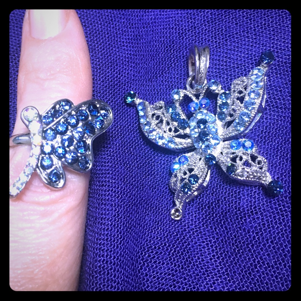 Butterfly Ring & Pendant